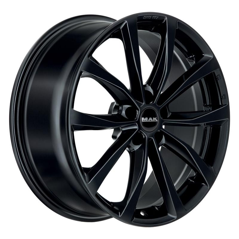 MAK WOLF gloss black 6.5Jx16 5x108 ET45