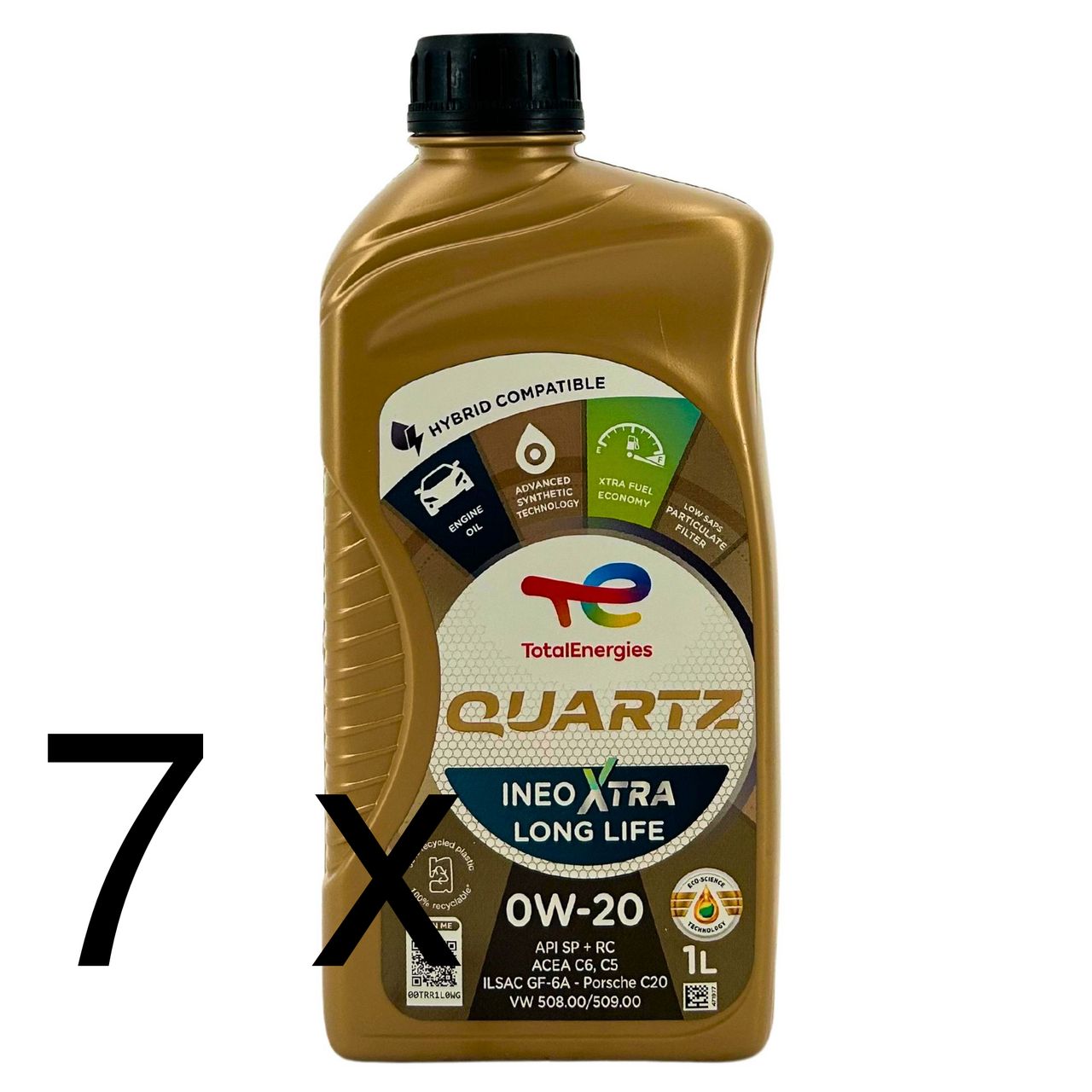 Total Quartz Ineo Xtra Longlife 0W-20 7x1 Liter