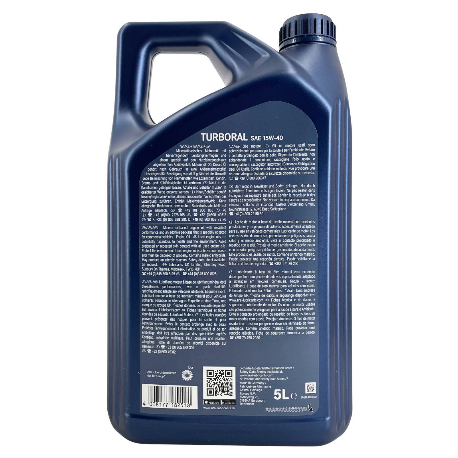 Aral Turboral 15W-40 5 Liter