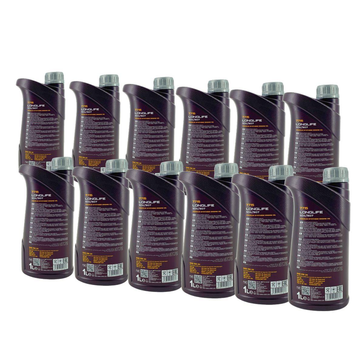 Mannol Longlife 504/507 5W-30 12x1 Liter