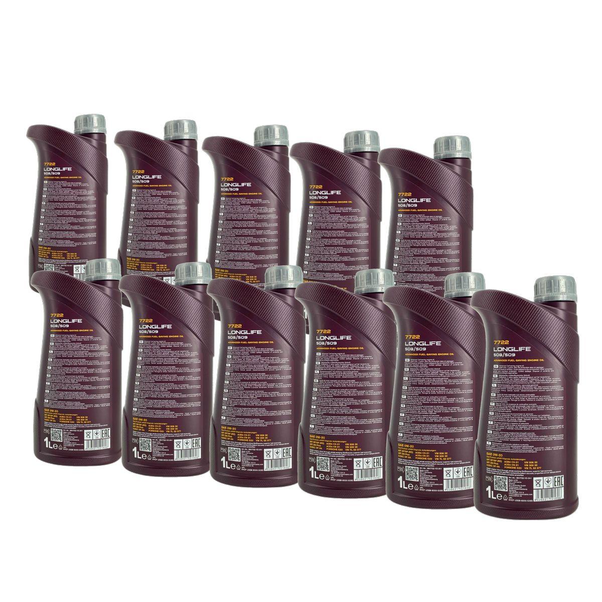 Mannol Longlife 508/509 0W-20 11x1 Liter