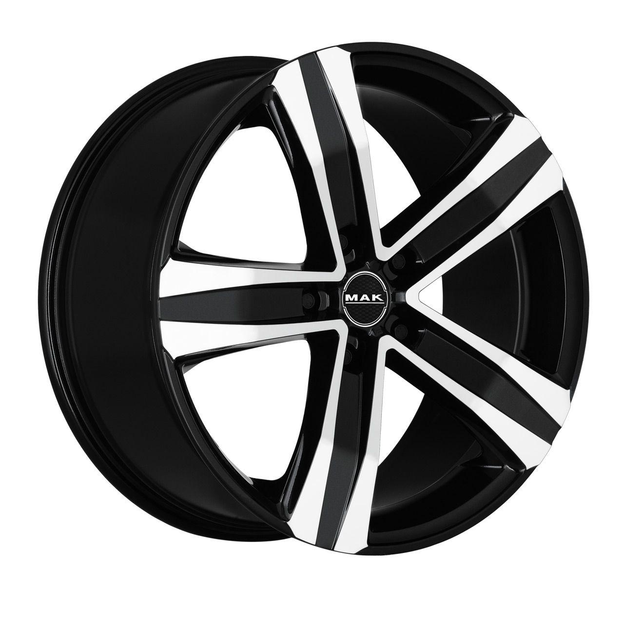 MAK STONE 5 black mirror 6.5Jx15 5x160 ET58