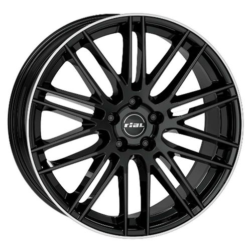 RIAL KIBO diamantschwarz hornpoliert 8.0Jx18 5x105 ET38