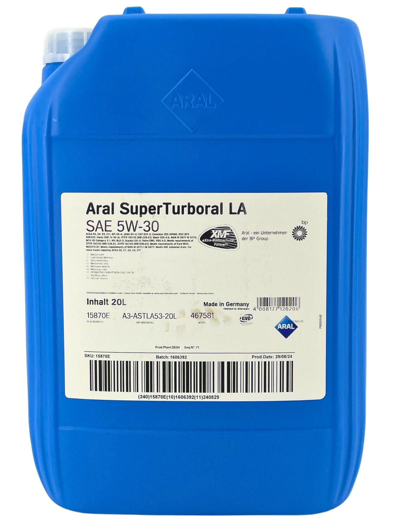 Aral SuperTurboral LA 5W-30 20 Liter Aral SuperTurboral LA 5W-30 20 Liter