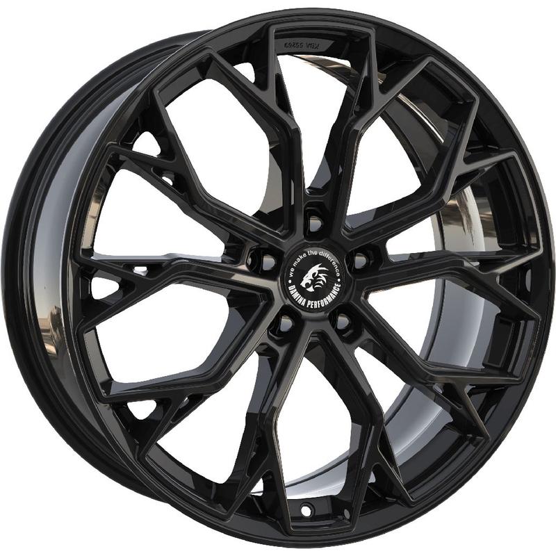 DAMINA PERFORMANCE DM18 black painted 8.0Jx18 5x120 ET45