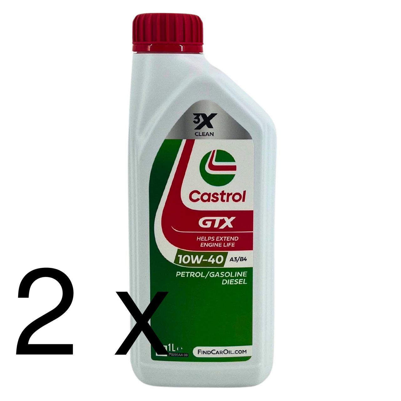 Castrol GTX 10W-40 A3/B4 2x1 Liter