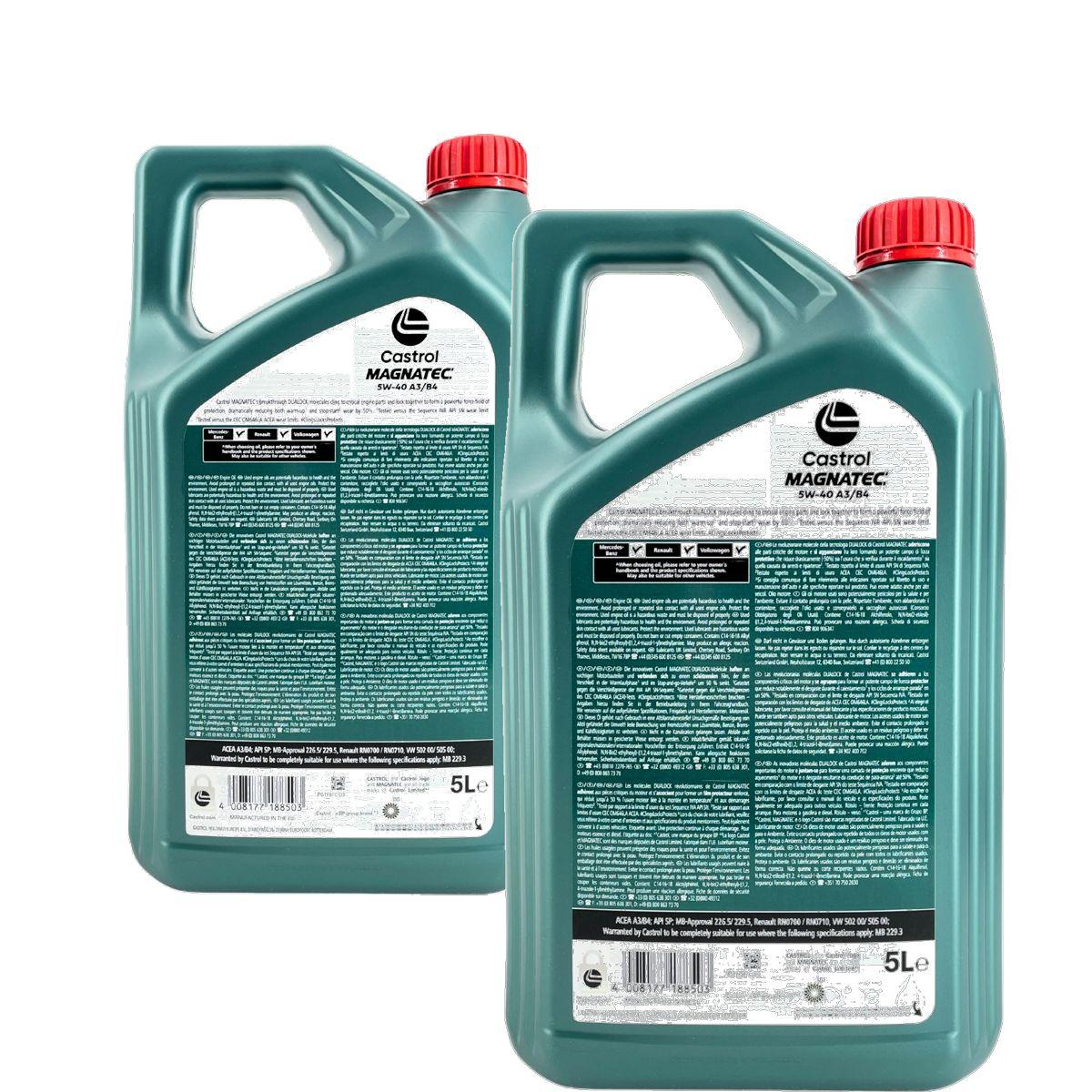 Castrol Magnatec 5W-40 A3/B4 2x5 Liter