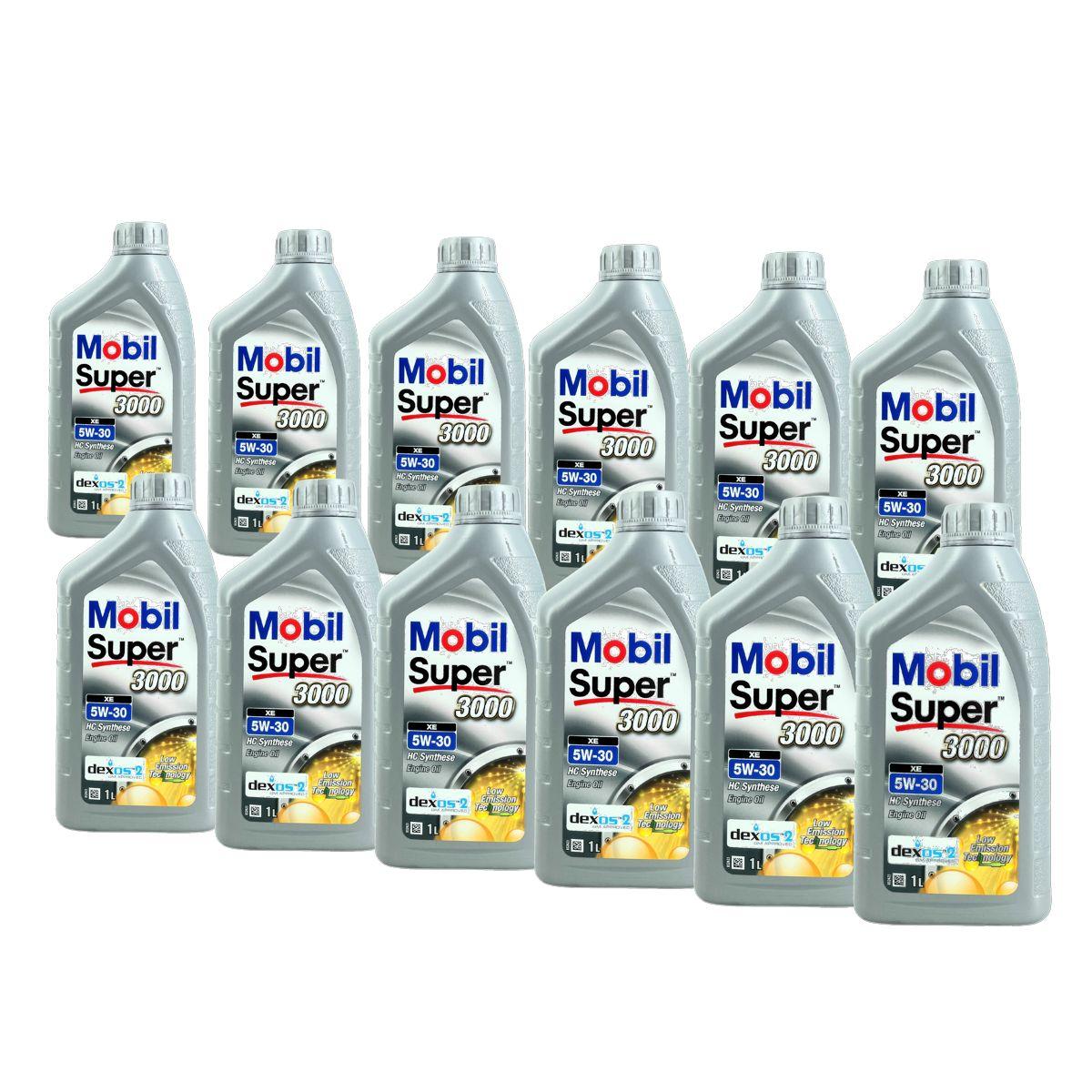 Mobil Super 3000 XE 5W-30 12x1 Liter