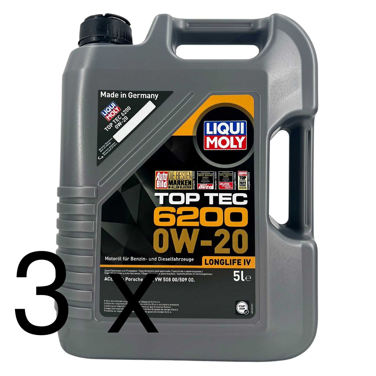 Liqui Moly Top Tec 6200 0W-20 3x5 Liter