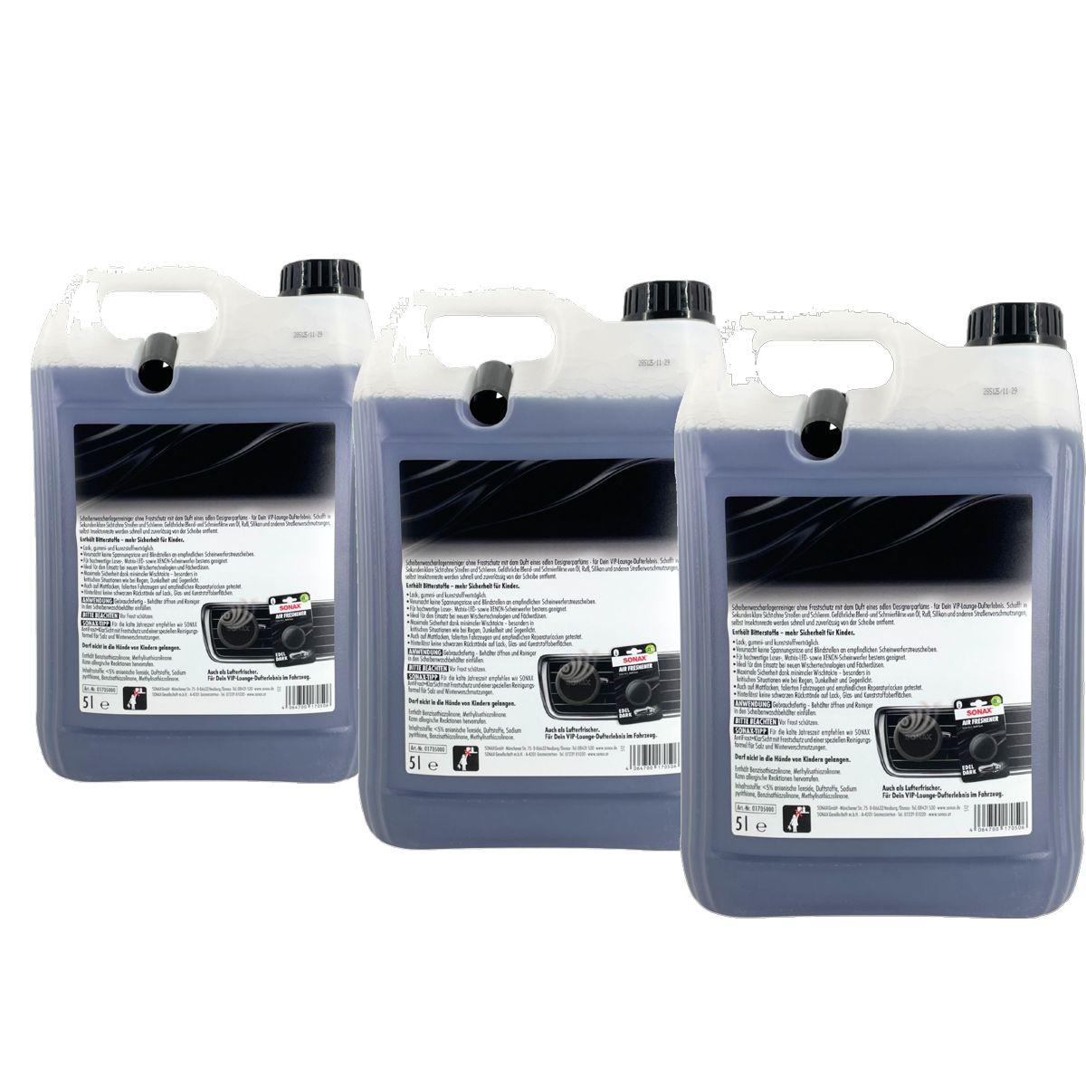 Sonax ScheibenReiniger gebrauchsfertig Edeldark 3x5 Liter