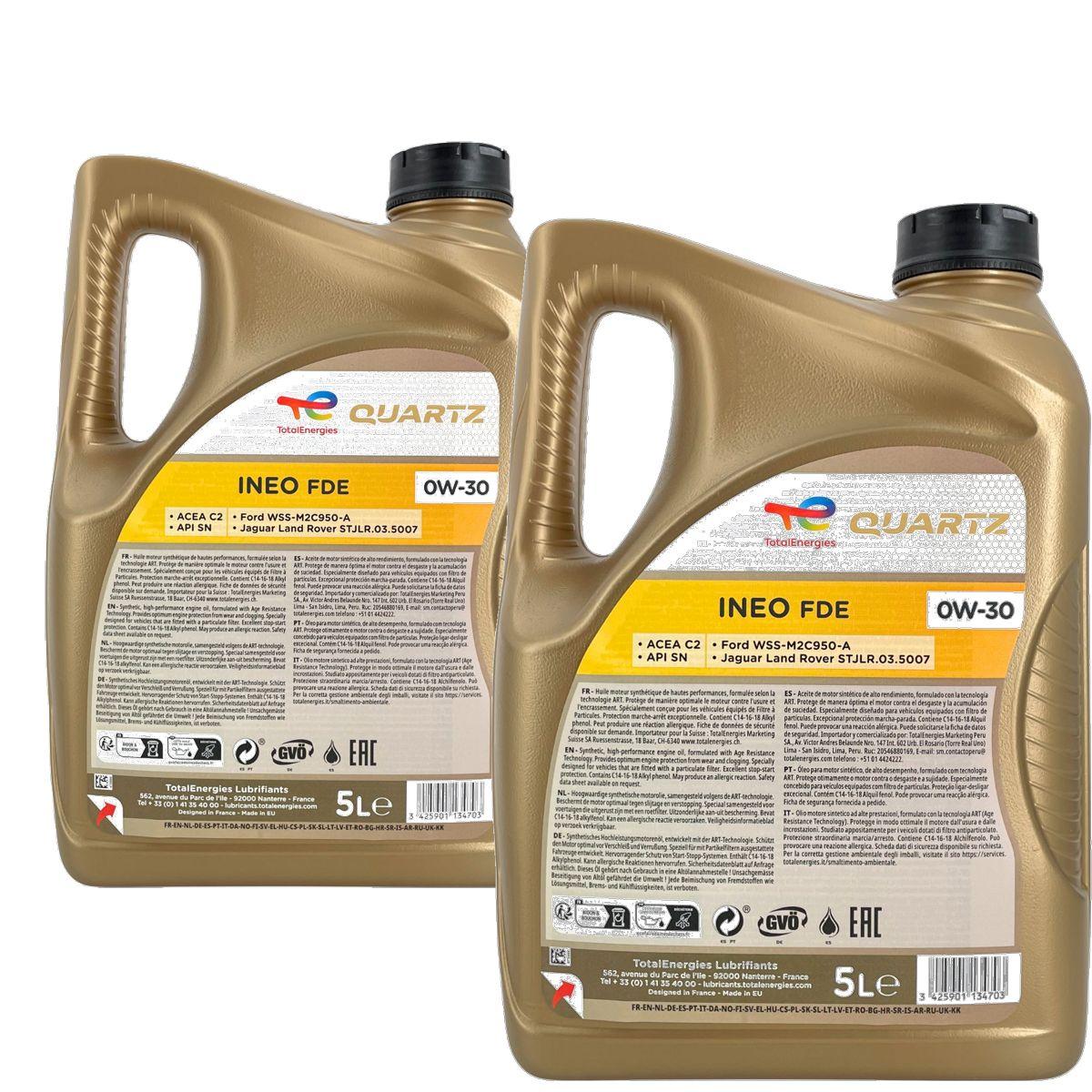 Total Quartz Ineo FDE 0W-30 2x5 Liter