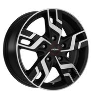RONAL RONAL R64 jetblack-matt-frontkopiert 7.0Jx17 5x130 ET60