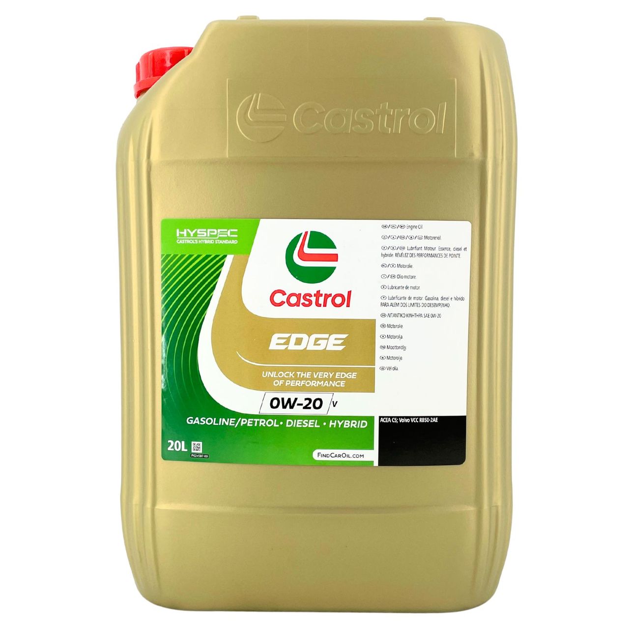 Castrol Edge 0W-20 V 20 Liter