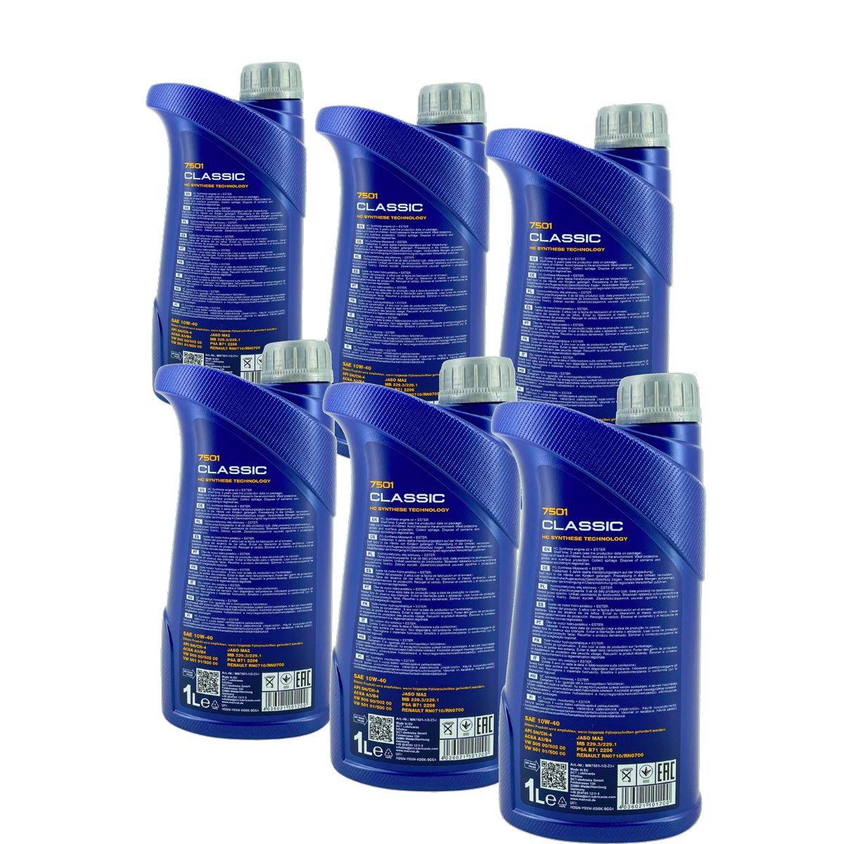 Mannol Classic 10W-40 6x1 Liter