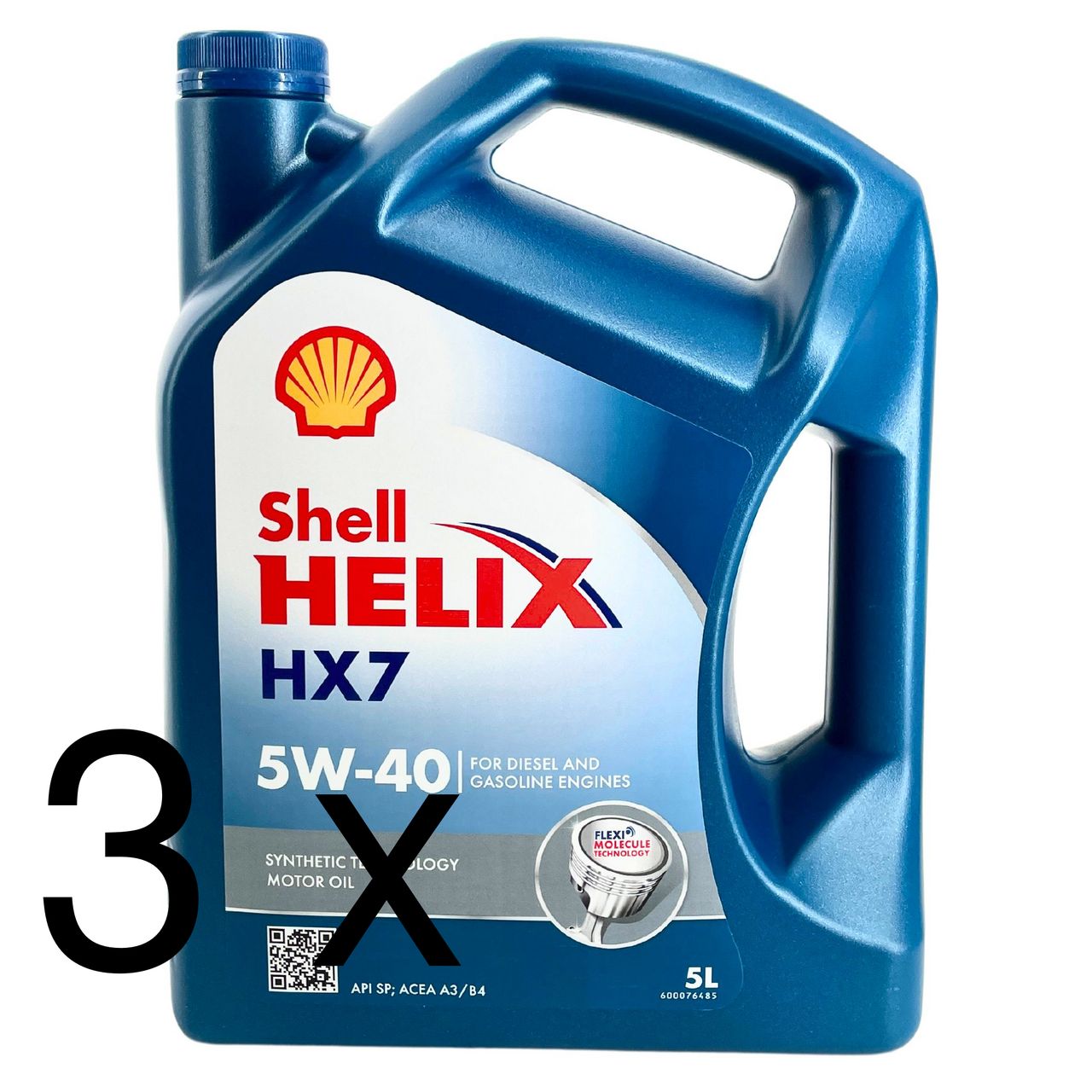 Shell Helix HX7 5W-40 3x5 Liter
