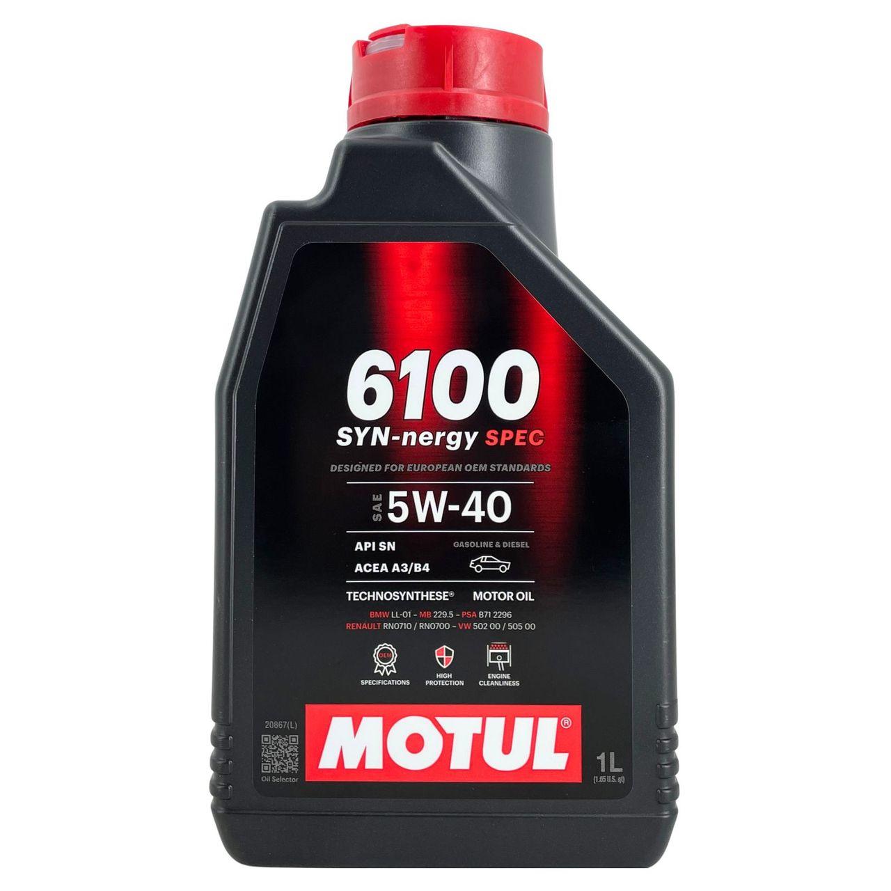 Motul 6100 SYN-nergy SPEC 5W-40 1 Liter