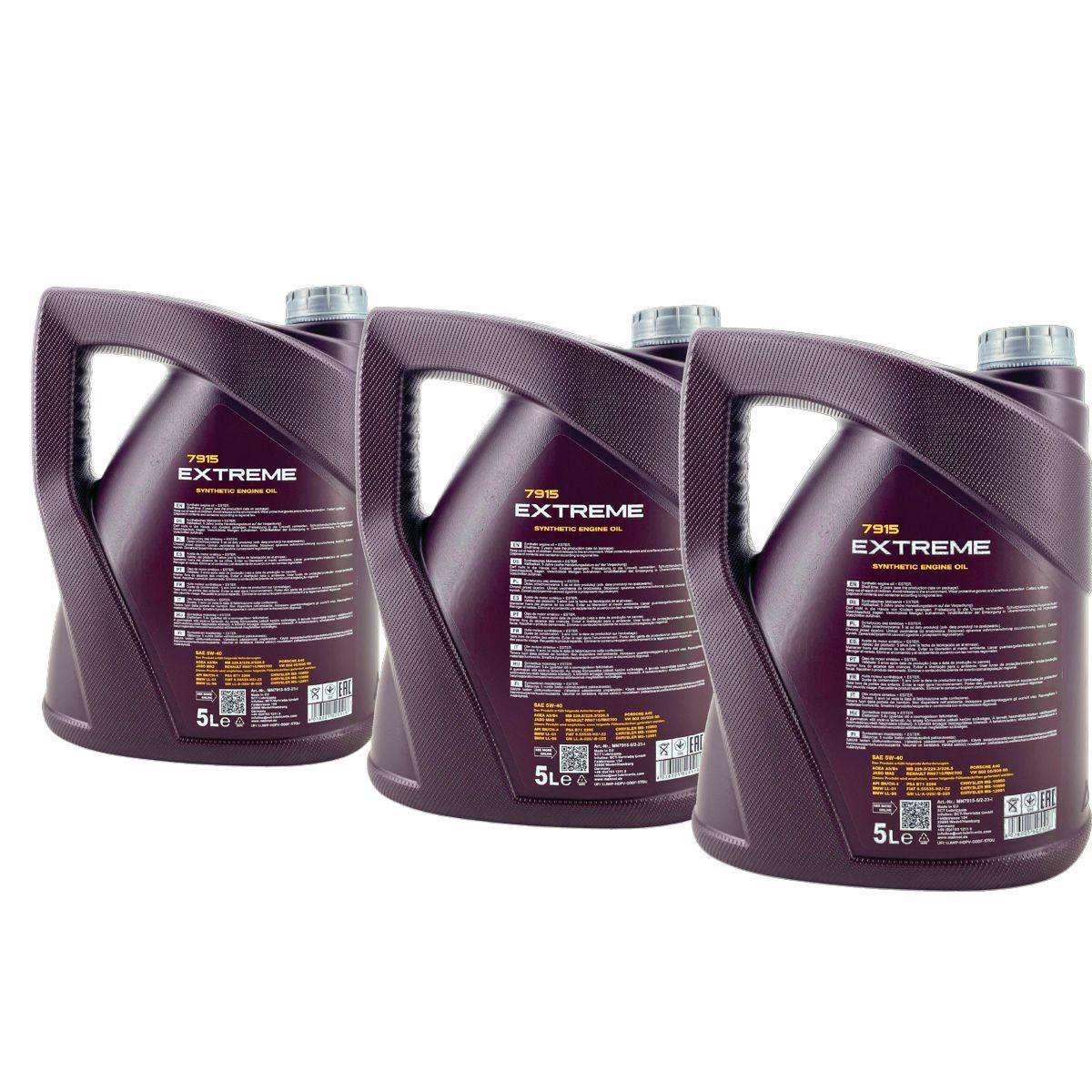 Mannol Extreme 5W-40 3x5 Liter