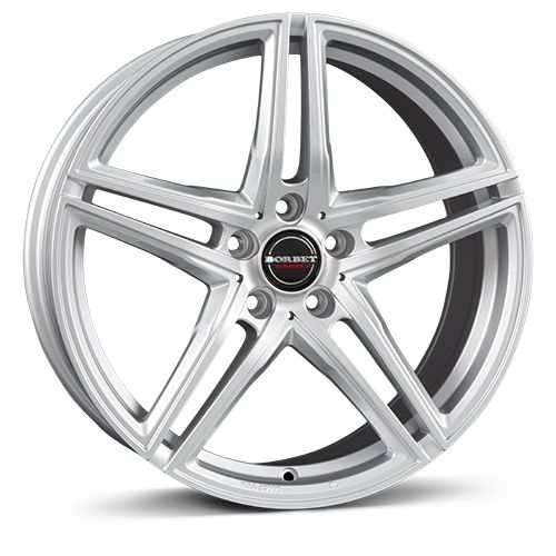 BORBET DESIGN XRT brillantsilber 8.0Jx18 5x112 ET21