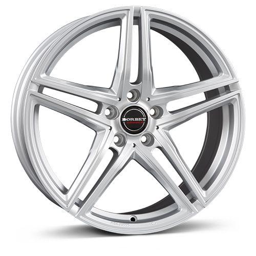 BORBET DESIGN XRT brillantsilber 9.5Jx20 5x120 ET35