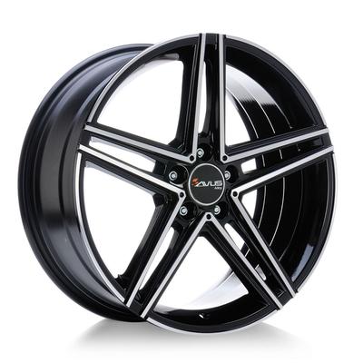 AVUS RACING AC-515K black polished 9.5Jx19 5x112 ET35