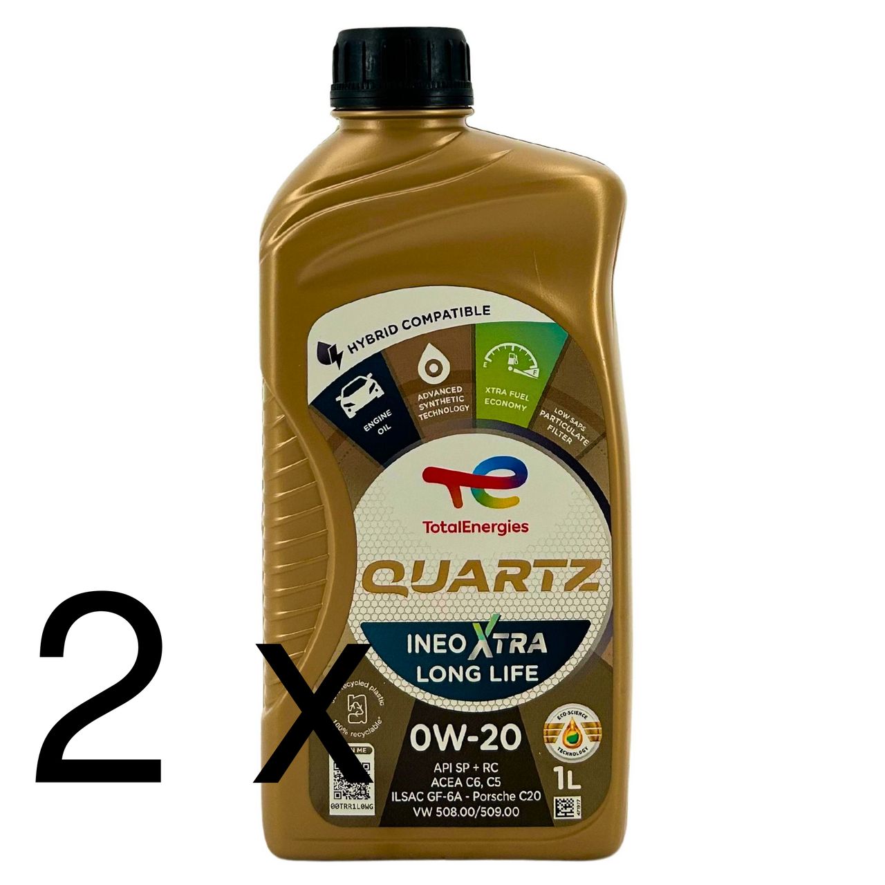 Total Quartz Ineo Xtra Longlife 0W-20 2x1 Liter