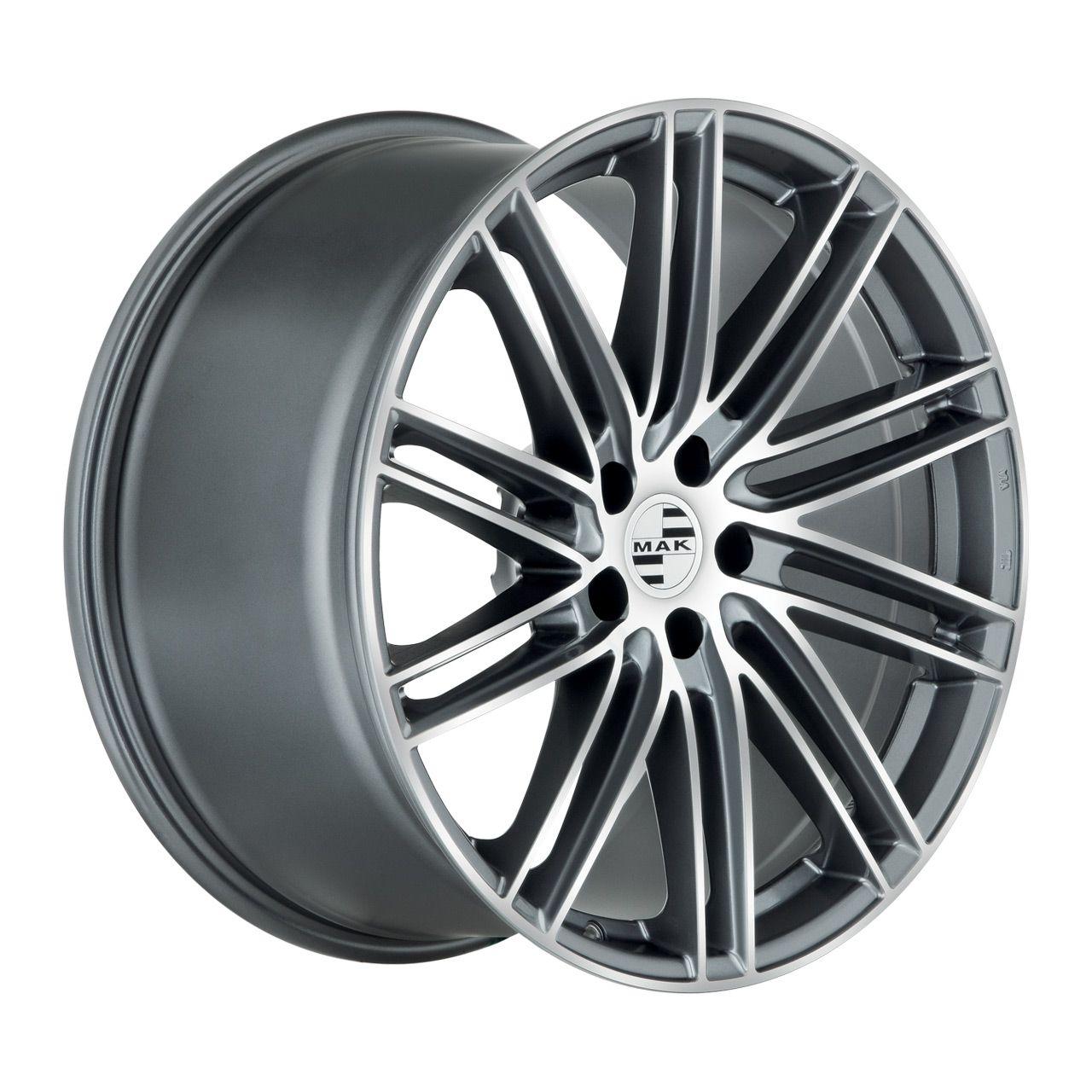 MAK LEIPZIG gun metallic mirror 9.5Jx20 5x130 ET65