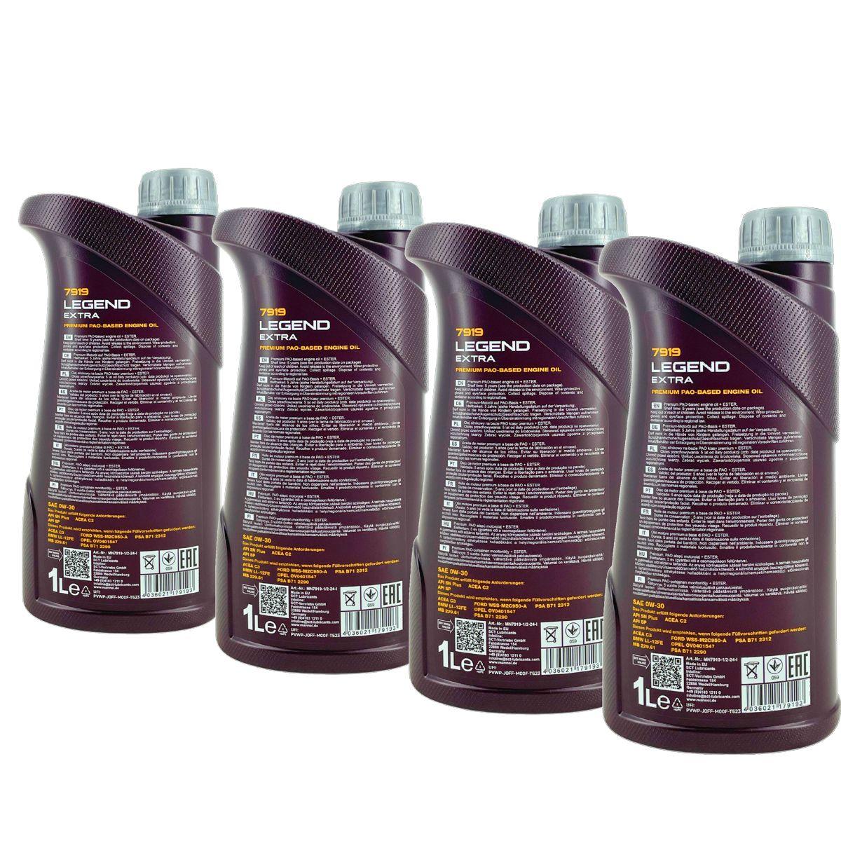 Mannol Legend Extra 0W-30 4x1 Liter