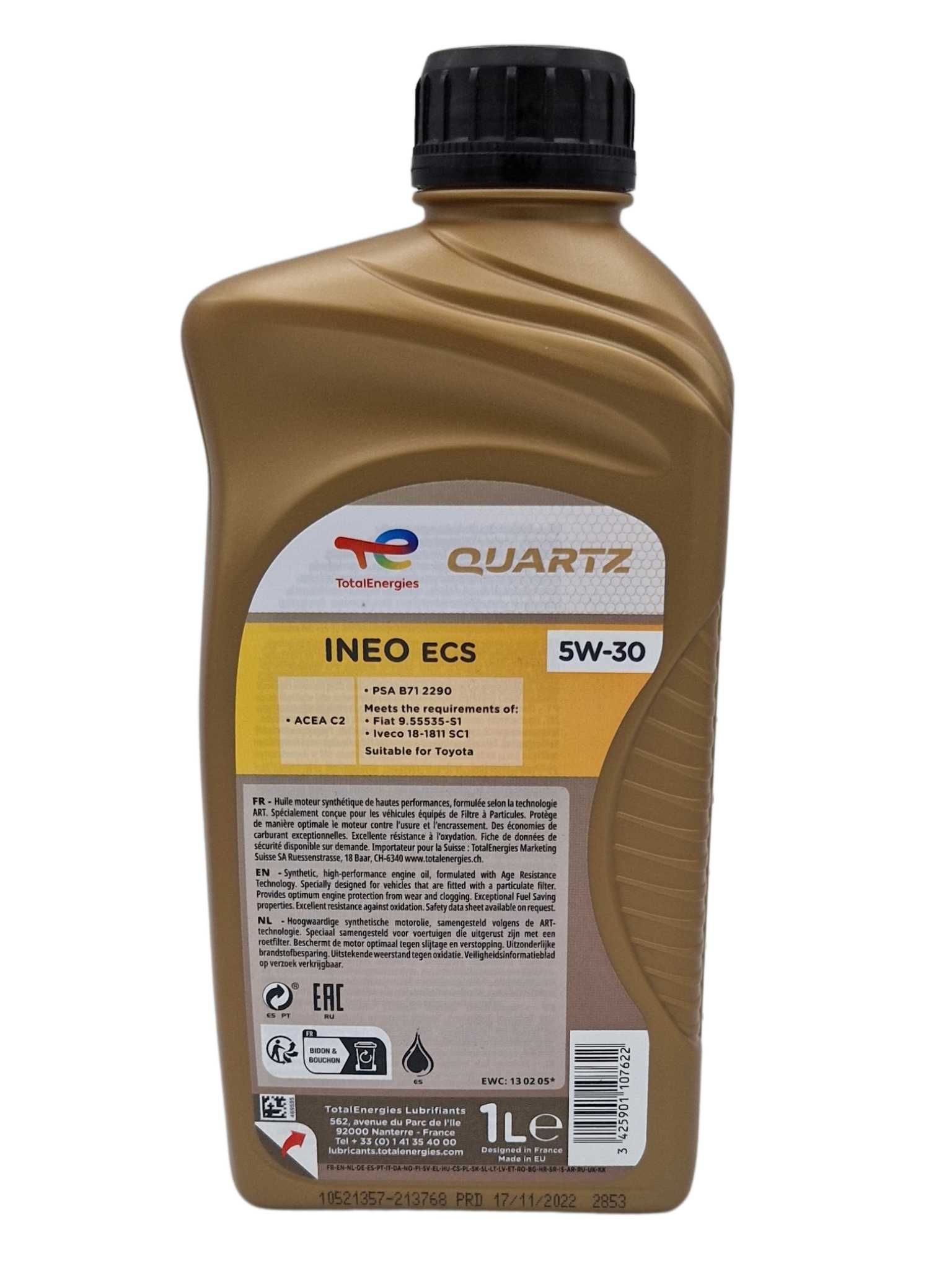 Total Quartz Ineo ECS 5W-30 1 Liter 