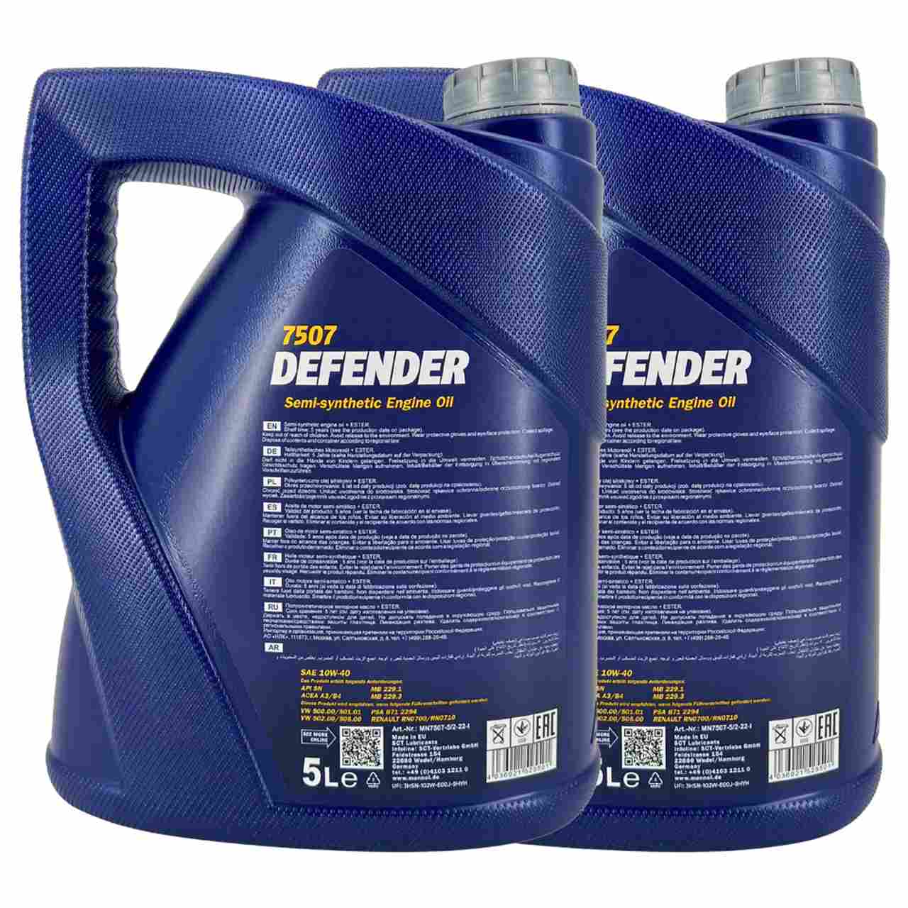 Mannol Defender 10W-40 2x5 Liter