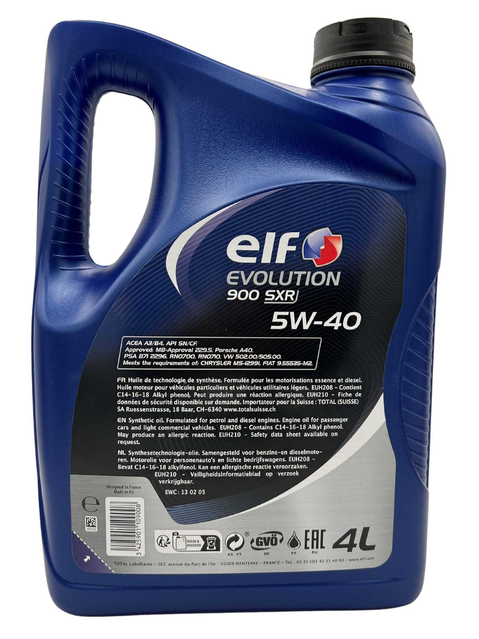 Elf Evolution 900 SXR 5W-40 4 Liter
