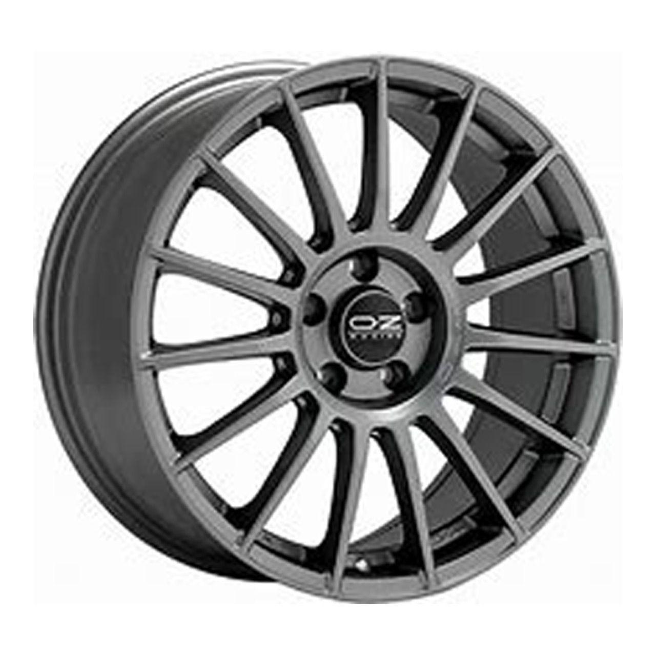 OZ SUPERTURISMO LM matt graphit + silver lettering 8.0Jx18 5x112 ET45