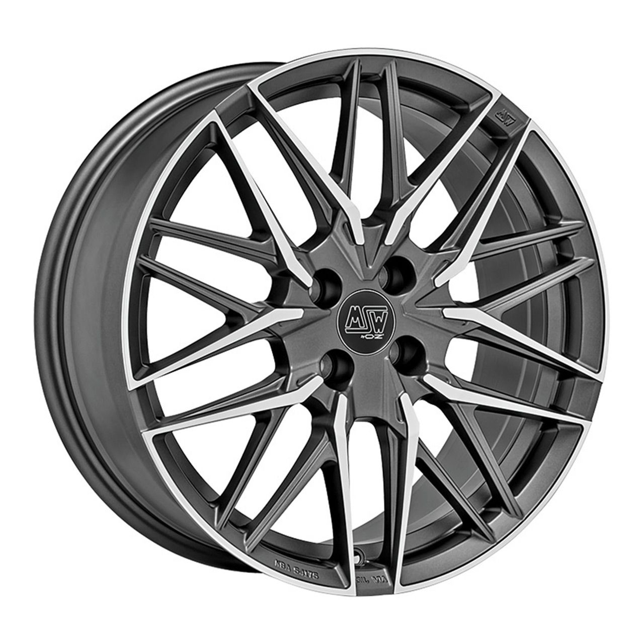 MSW (OZ) MSW 50-4 matt gun metal full polished 7.5Jx18 4x108 ET20