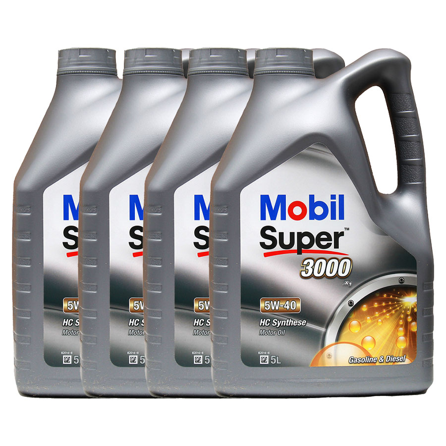 Mobil Super 3000 X1 5W-40 4x5 Liter