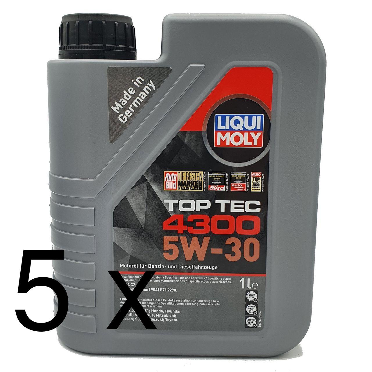Liqui Moly Top Tec 4300 5W-30 5x1 Liter