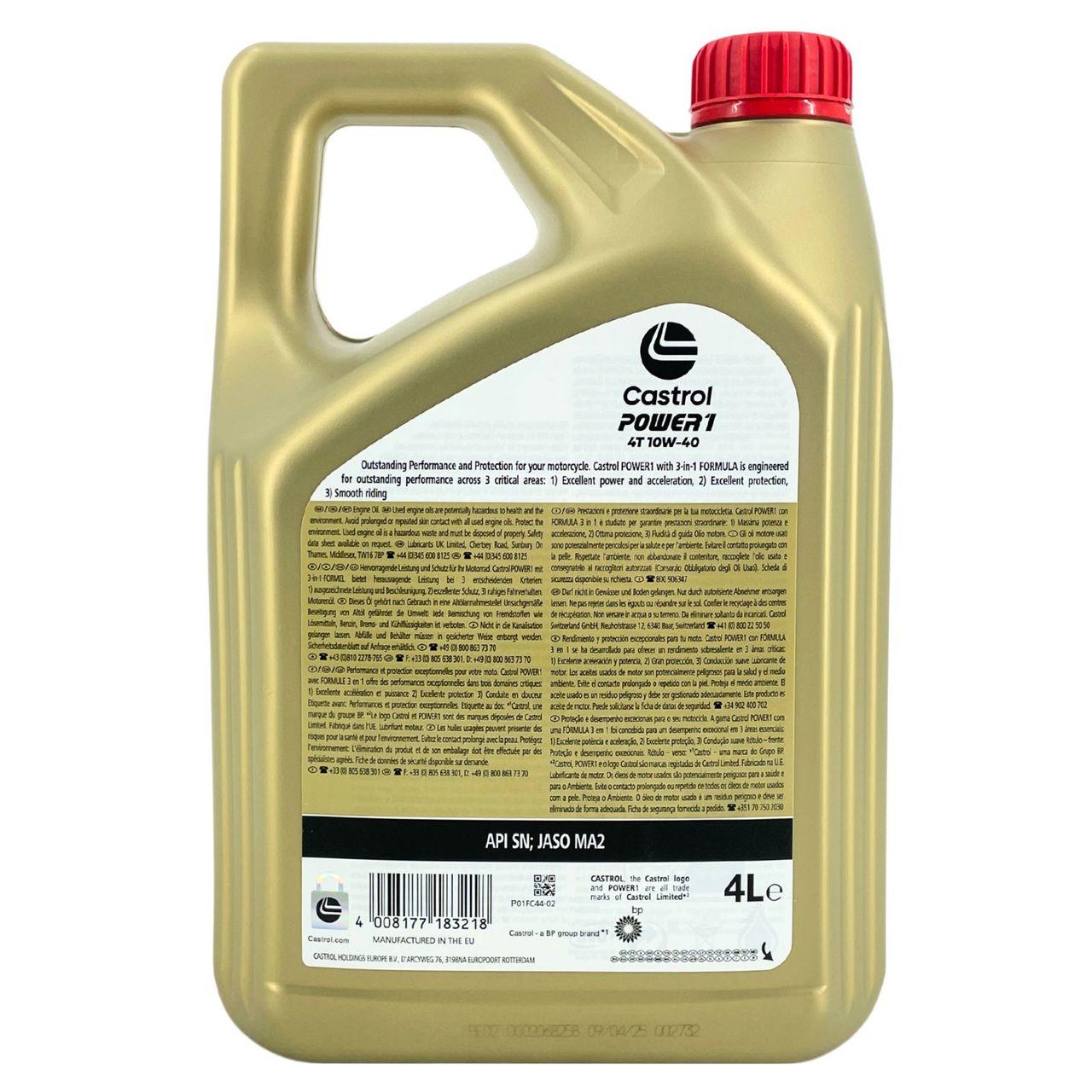 Castrol Power 1 4T 10W-40 4 Liter