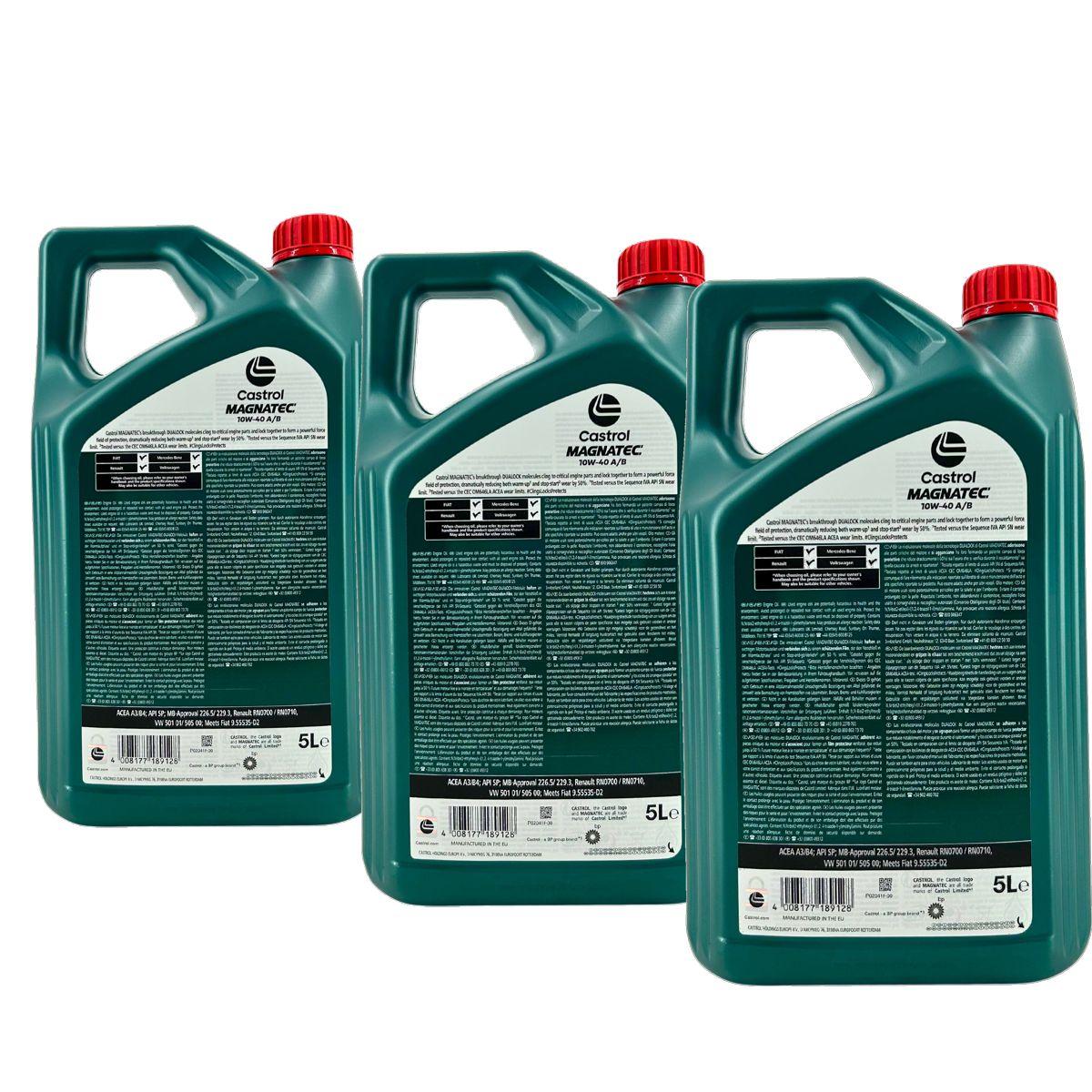 Castrol Magnatec 10W-40 A/B 3x5 Liter