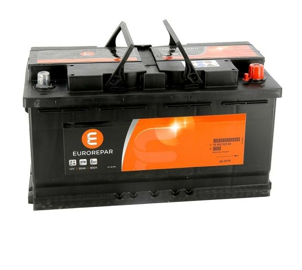 EUROREPAR STD Batterie Autobatterie Starterbatterie 12V 95Ah 800A/EN 1609232580