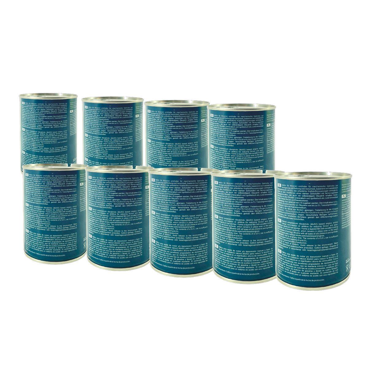 Mannol Molibden Additive Motoröl und Schaltgetriebeöl Additiv 9x300 ML