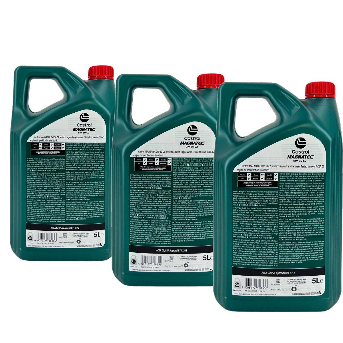 Castrol Magnatec 0W-30 C2 3x5 Liter