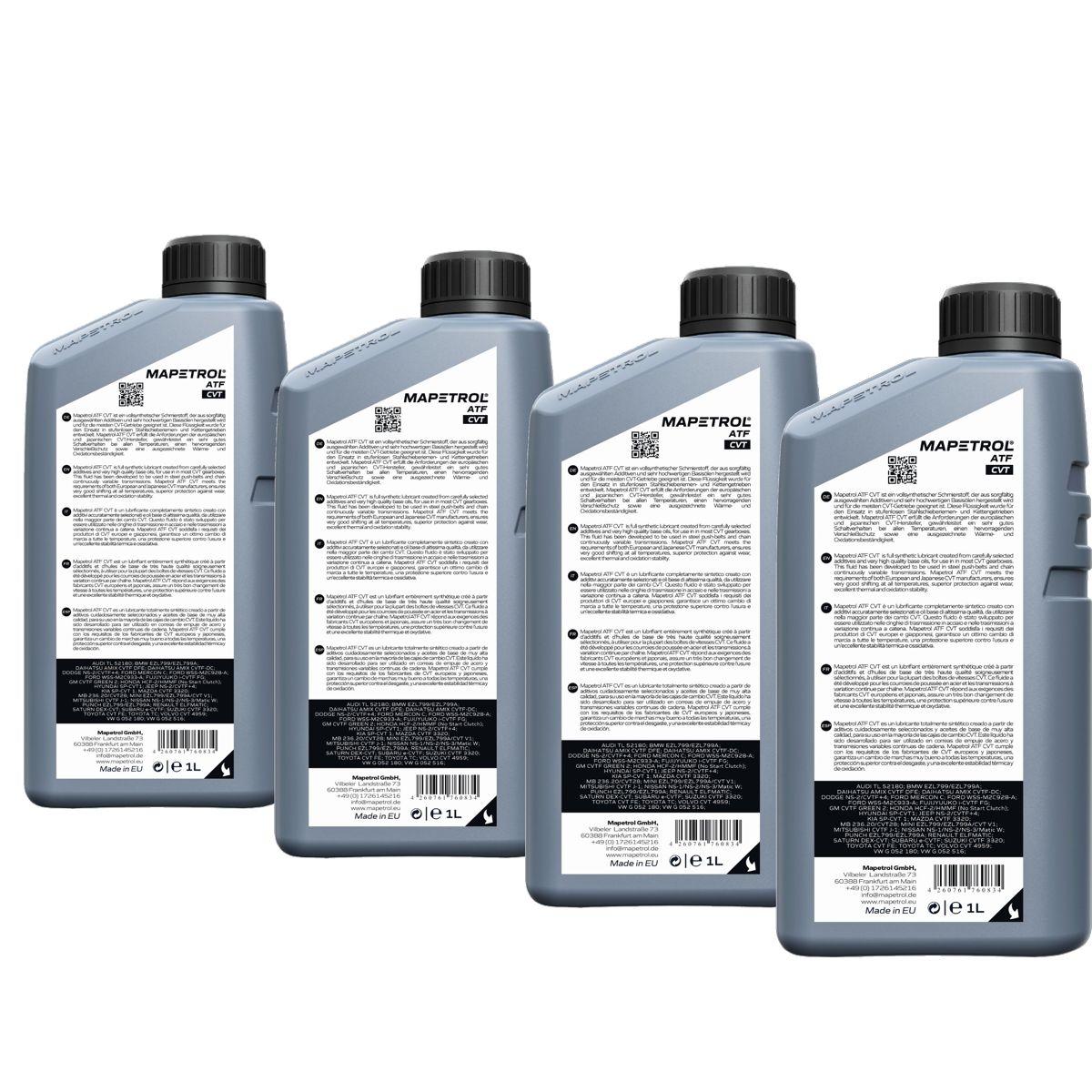 Mapetrol ATF CVT 4x1 Liter