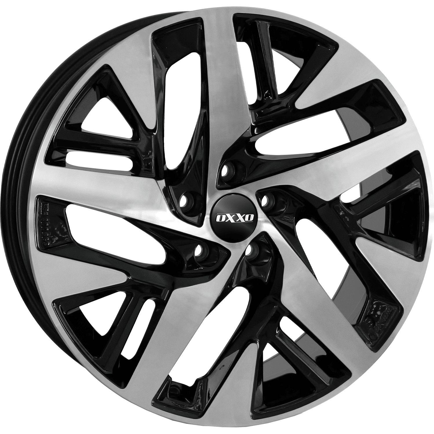 OXXO WHEELS PULSE PRO BICOLOR (OX27) black / polished 8.0Jx20 5x112 ET30