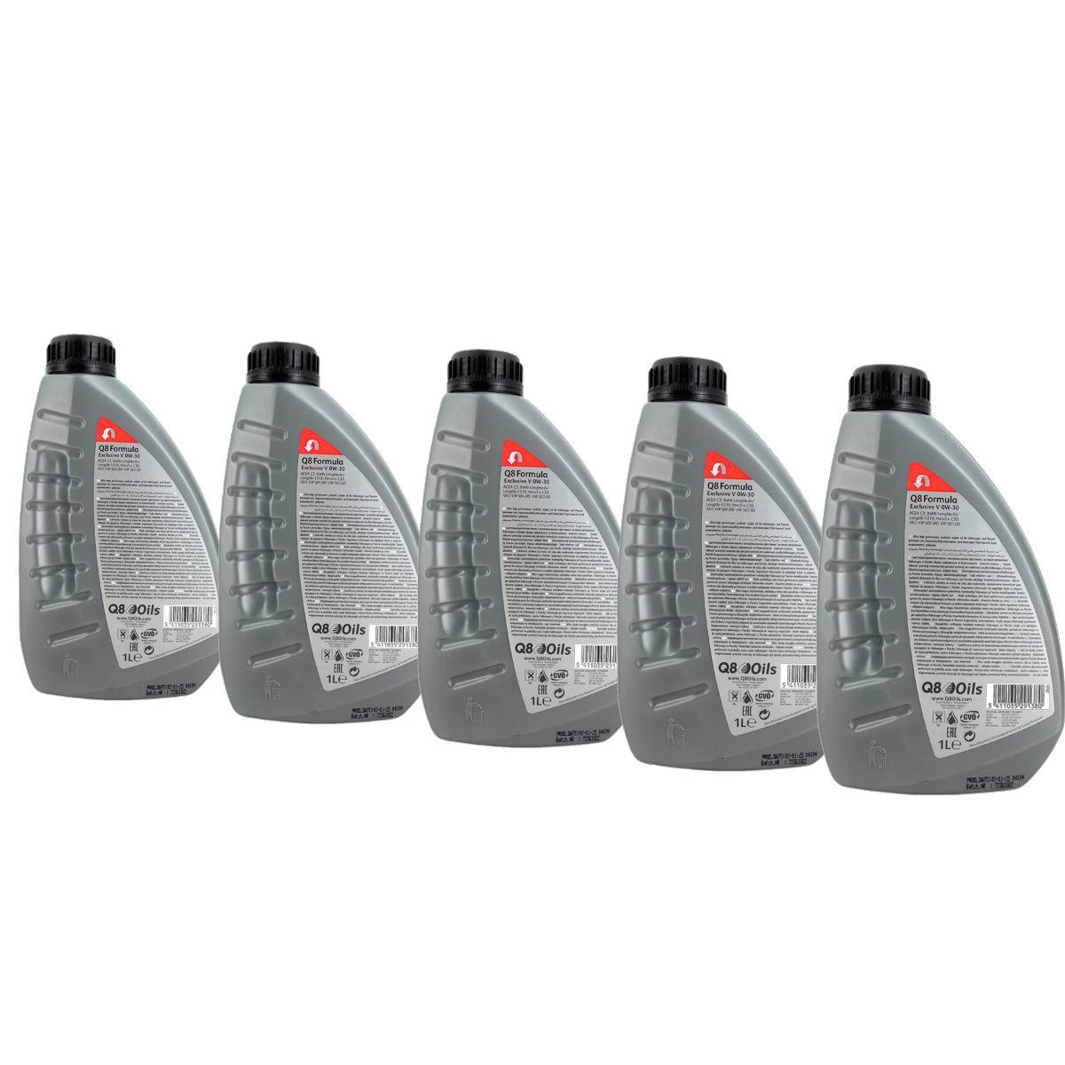 Q8 Formula Exclusive V 0W-30 5x1 Liter