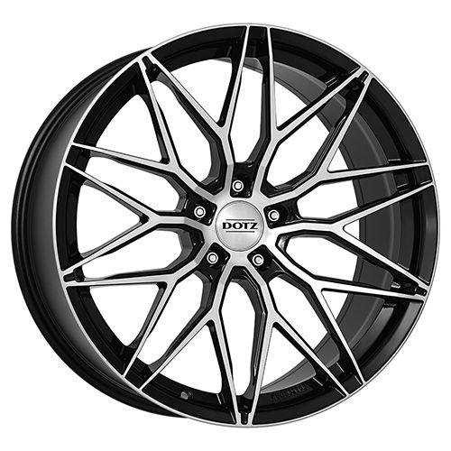 DOTZ SUZUKA DARK schwarz frontpoliert 8.5Jx19 5x112 ET40 DOTZ SUZUKA DARK schwarz frontpoliert 8.5Jx19 5x112 ET40