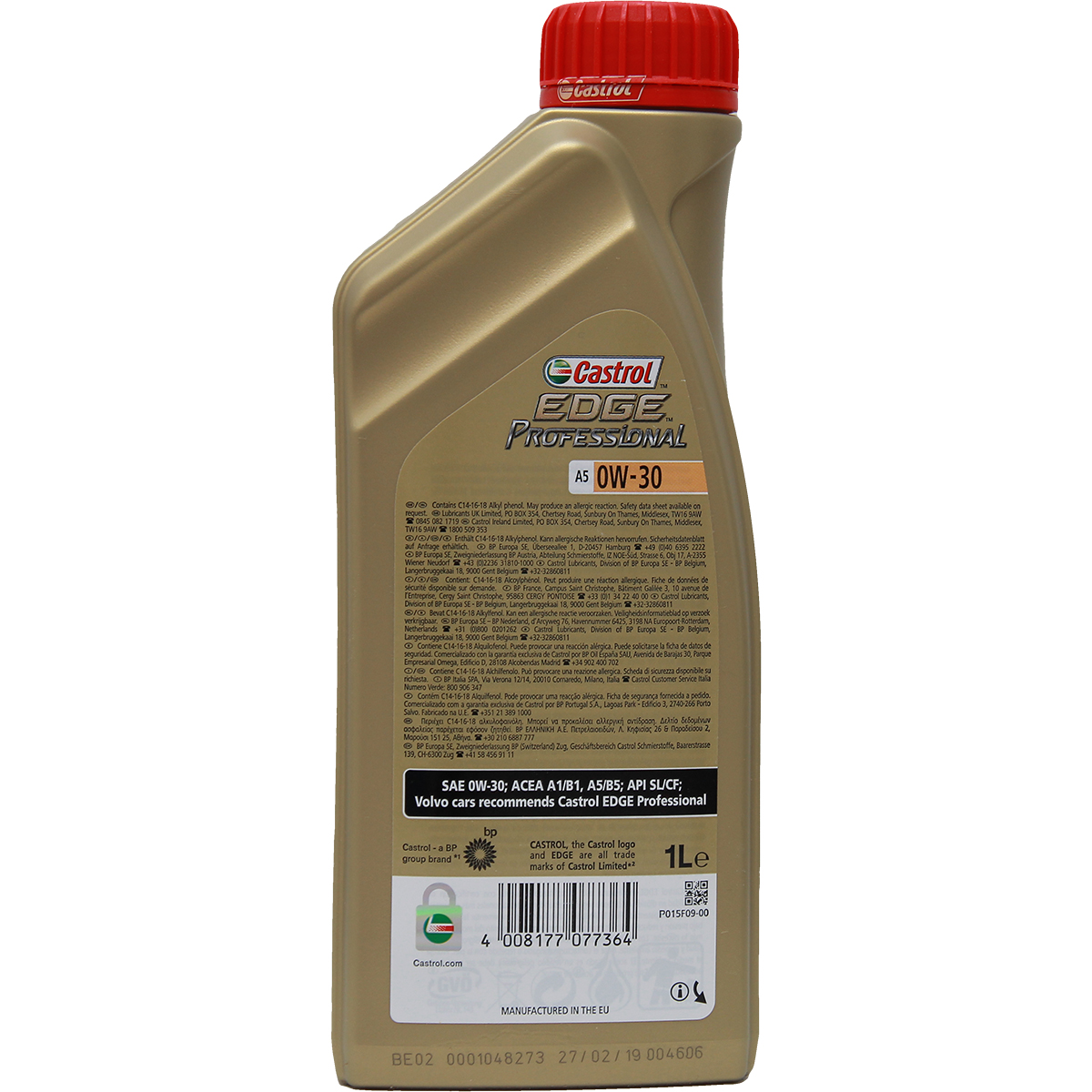 Castrol Edge Professional Fluid Titanium A5 0W-30 1 Liter