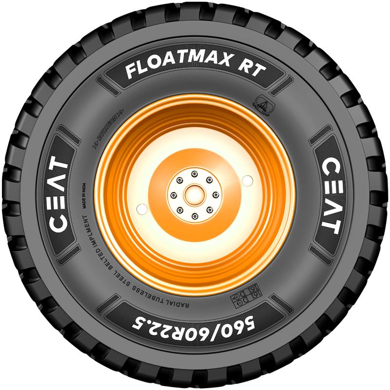 CEAT 560/60 R 22.5 TL 165D FLOATMAX RT STEEL BELTED, ECE106