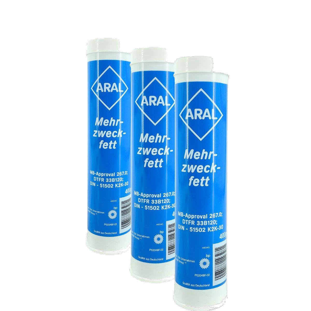Aral Mehrzweckfett 3x400 Gramm