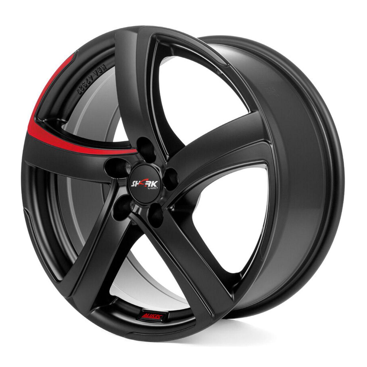 ALUTEC SHARK racing-black pad-red 8.0Jx18 5x108 ET45