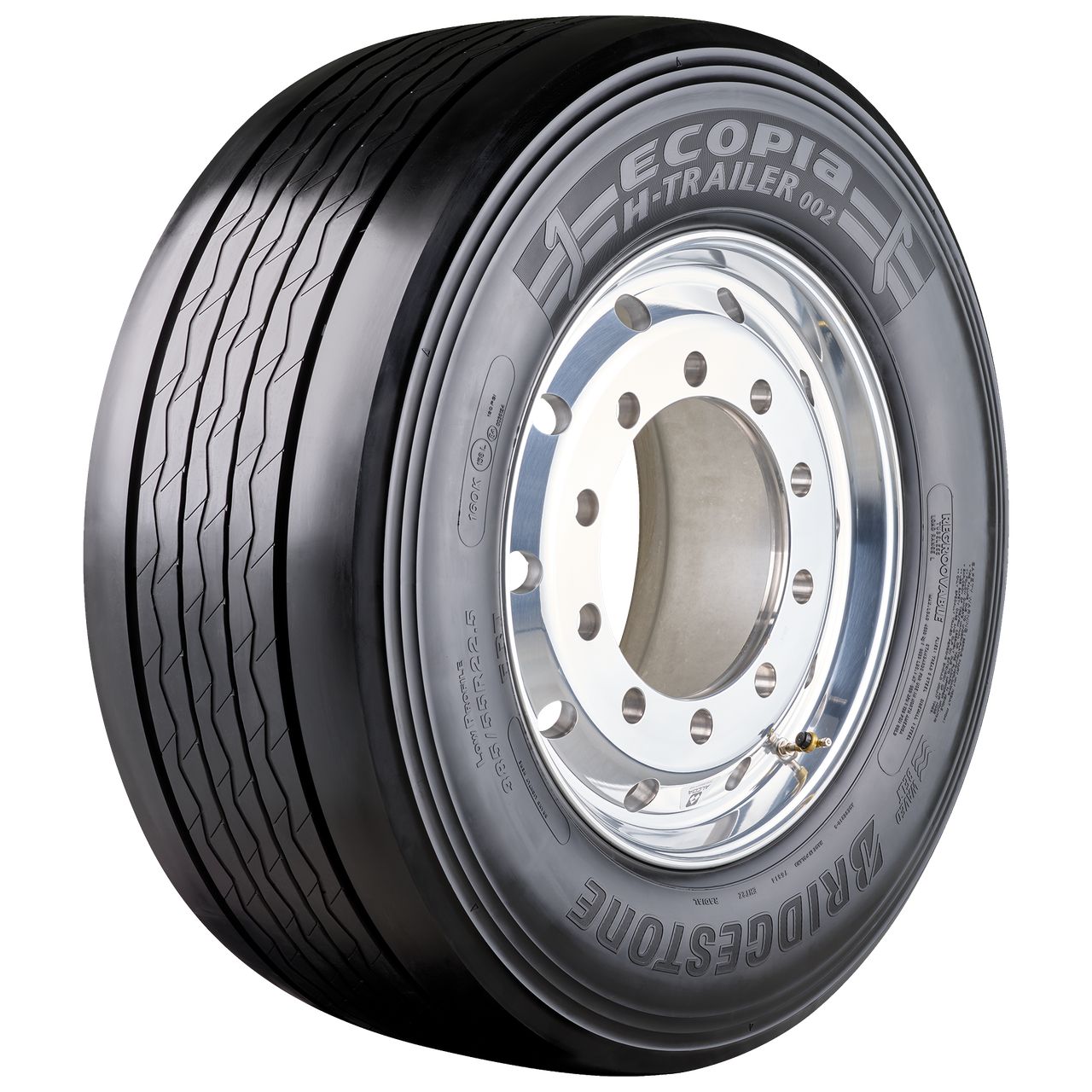 BRIDGESTONE 385/55 R 22.5 TL 160K/158L ECOPIA H-TRAILER 002 M+S 3PMSF FRT, RFID
