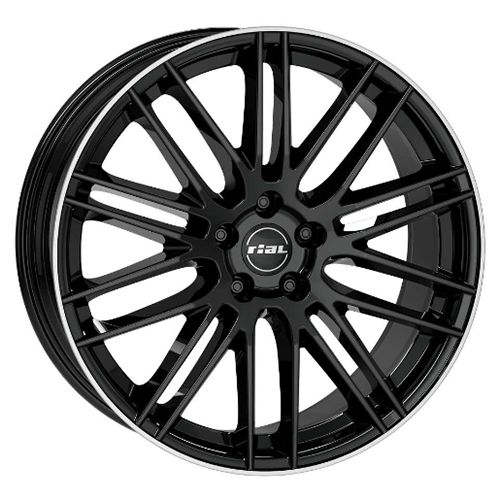 RIAL KIBO diamantschwarz hornpoliert 8.0Jx18 5x108 ET45