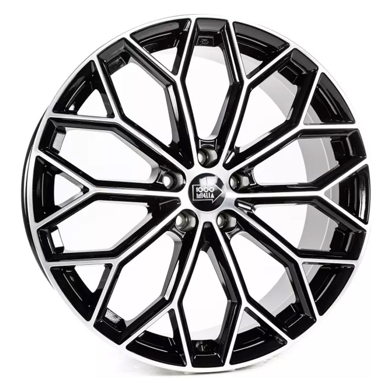 1000 MIGLIA MM1030 gloss black polished 8.5Jx20 5x112 ET45